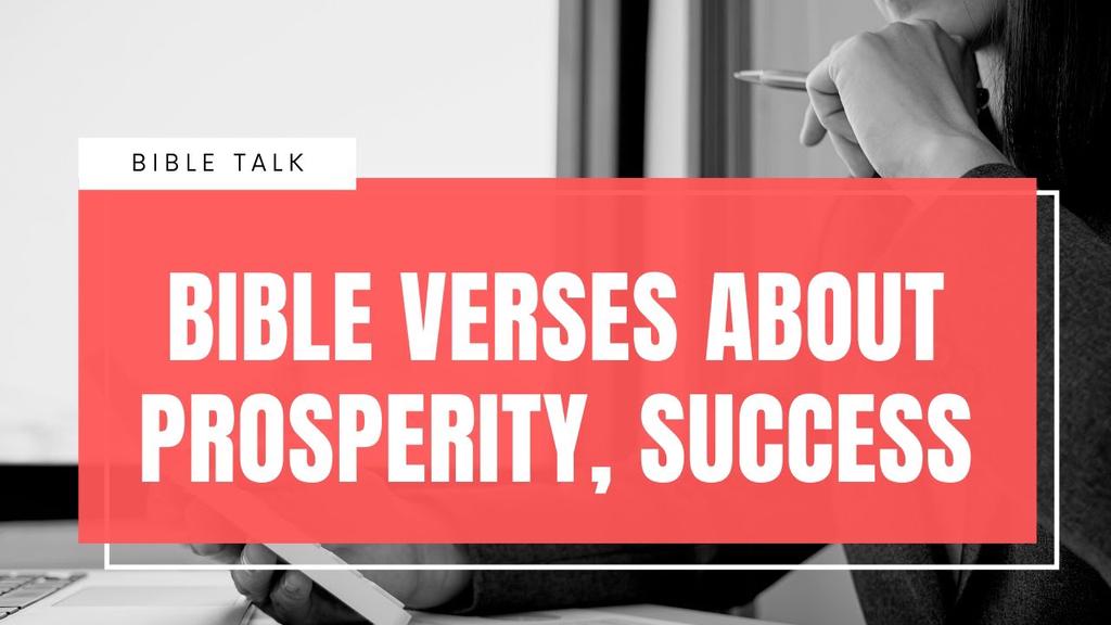 'Video thumbnail for Bible Verses About Prosperity, Success & Financial Breakthrough'