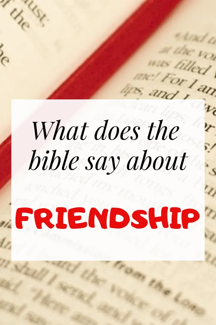 What does the bible say about friendship