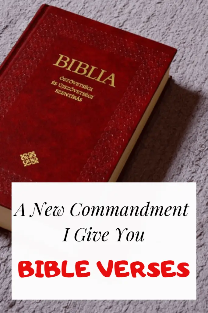 A New Commandment I Give You: What Did Jesus Mean? Bible Verses