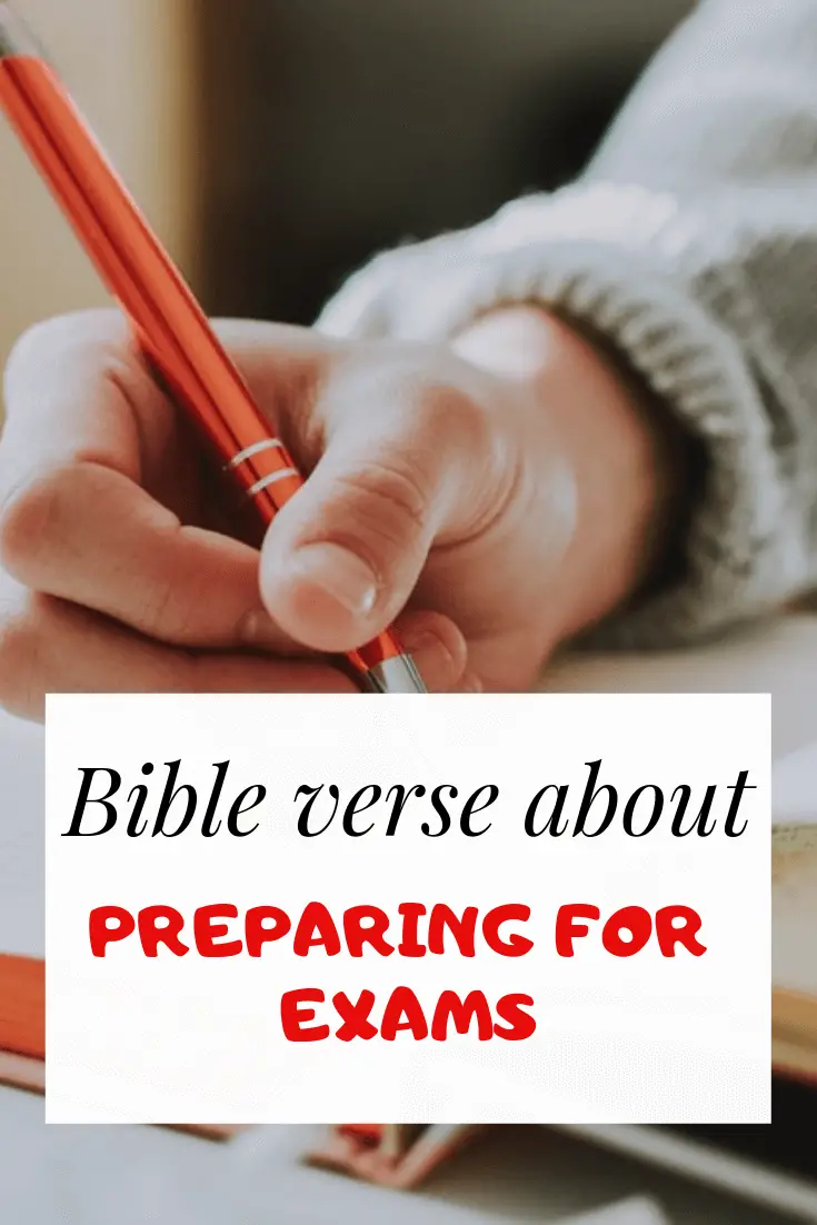 bible verses about preparing for exams