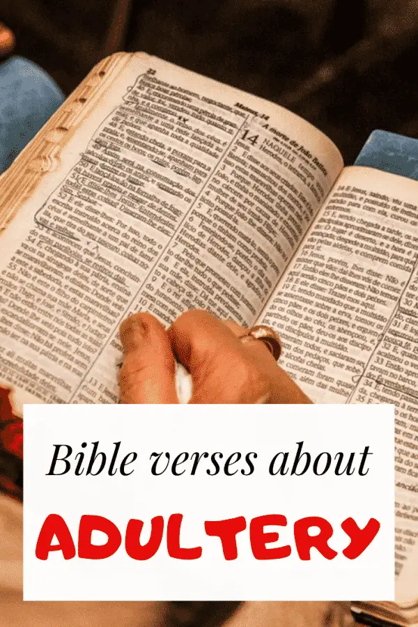 Bible verses about adultery