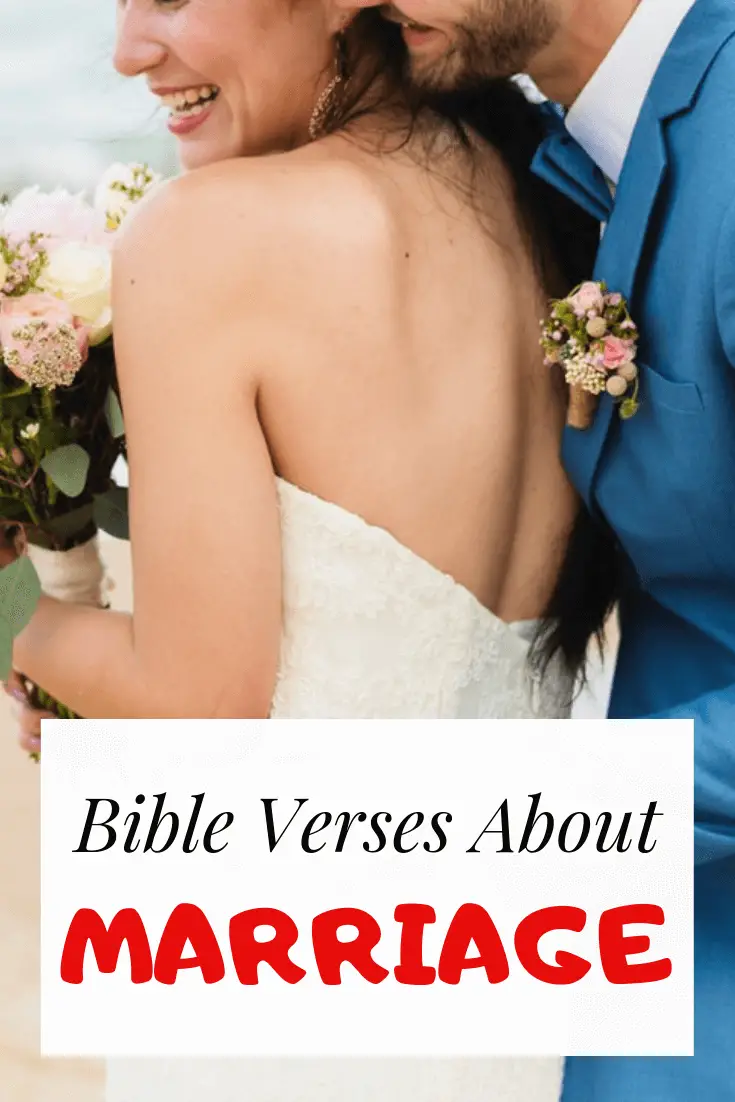 Bible verses about marriage between man and woman