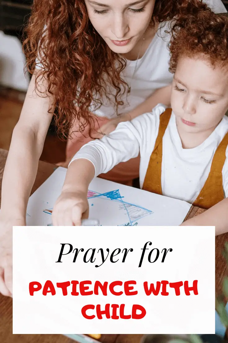 Prayer for patience with child