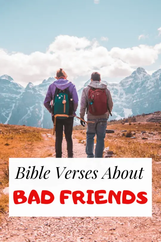 Bible verses about bad friends