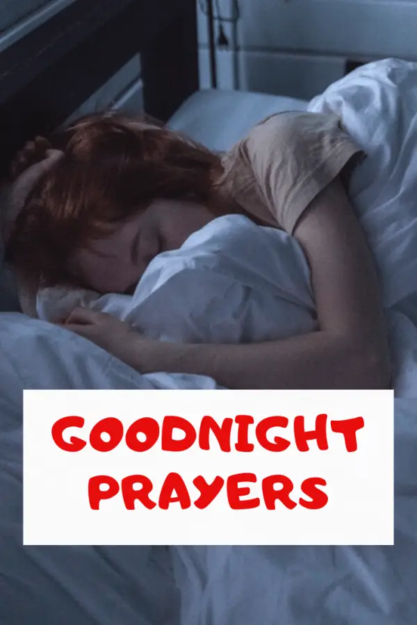 Goodnight prayers With Bible Verses
