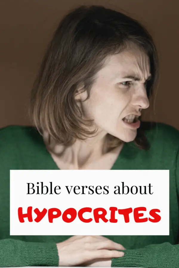 Bible verses About hypocrites