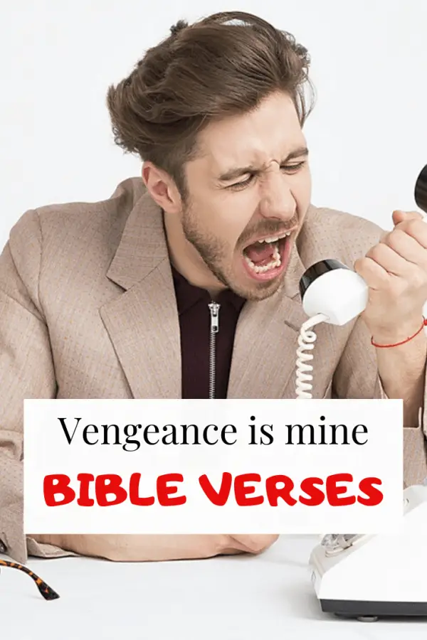 Vengeance is mine scriptures