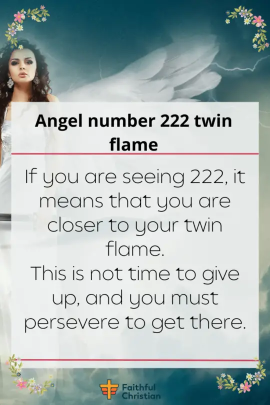 Angel number 222 twin flame
