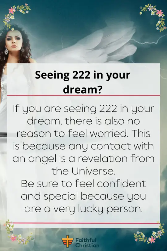 Seeing 222 in your dream?