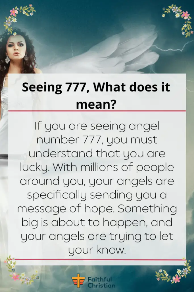 777 Meaning What does Seeing Angel number 777 mean?