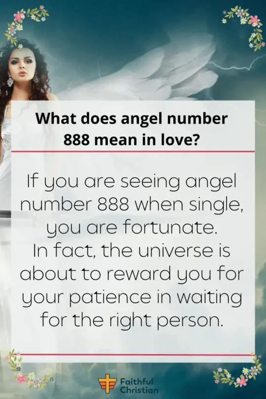 What does angel number 888 mean in love and relationship?