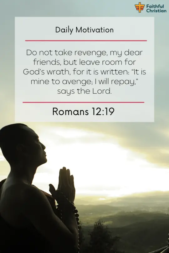 Bible verse about Revenge Vengeance is mine scriptures