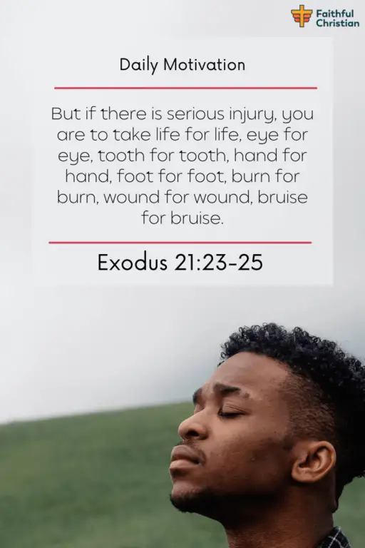 29 Bible verses about Eye for an Eye, tooth for