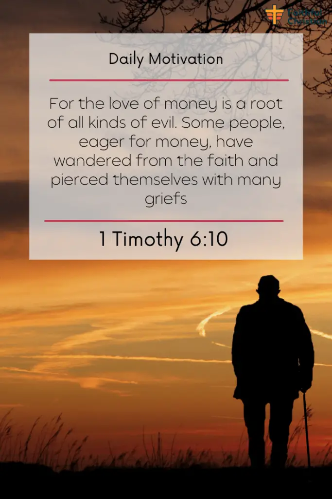 Bible verses about love of money: 33 Do not love Money Scriptures