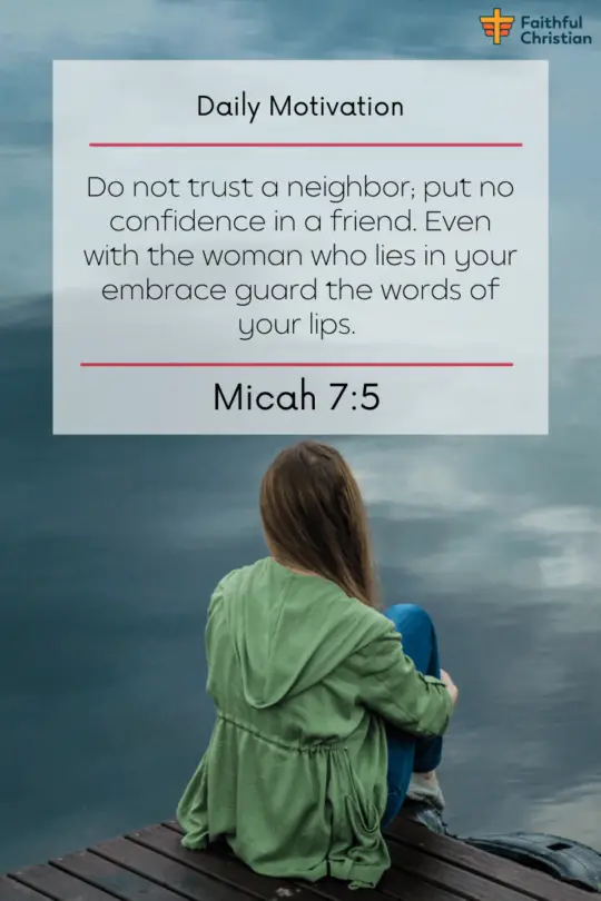 Bible verses about trusting others Important Scriptures