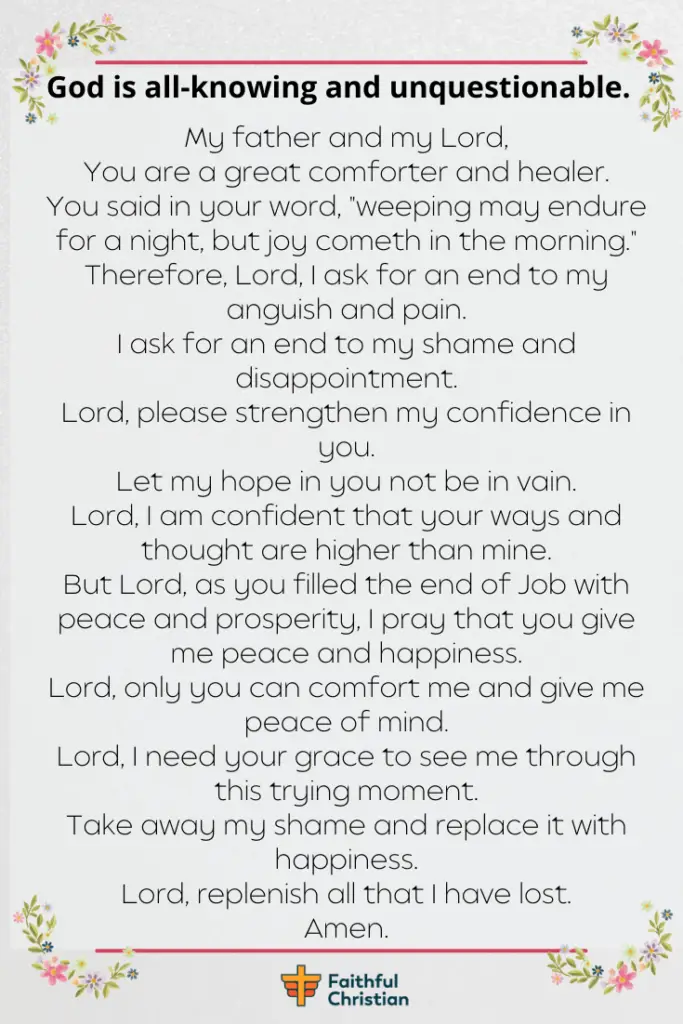 Comforting Prayer for the loss of a child (with Bible verses)