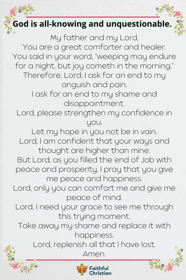 Comforting Prayer for the loss of a child (with Bible verses)