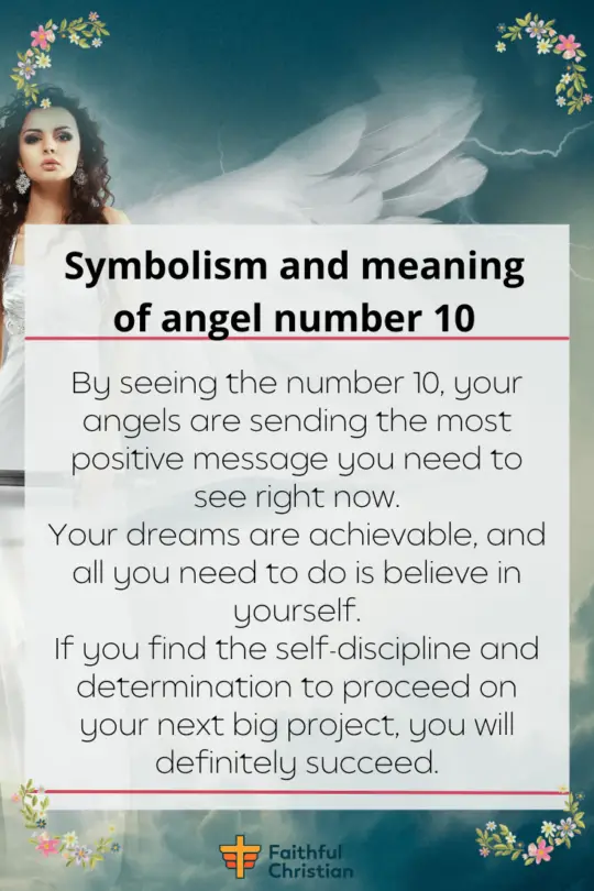 Seeing Angel Number 10 Spiritual meaning and symbolism