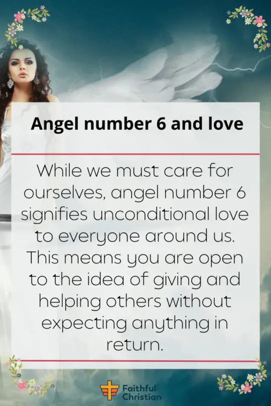 Angel number 6 and love