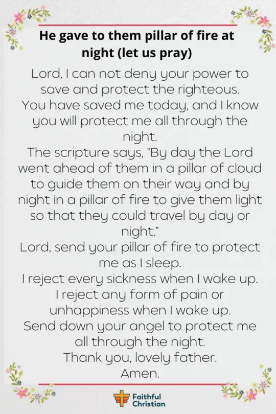 Goodnight prayers Bedtime Prayers With Bible Verses 