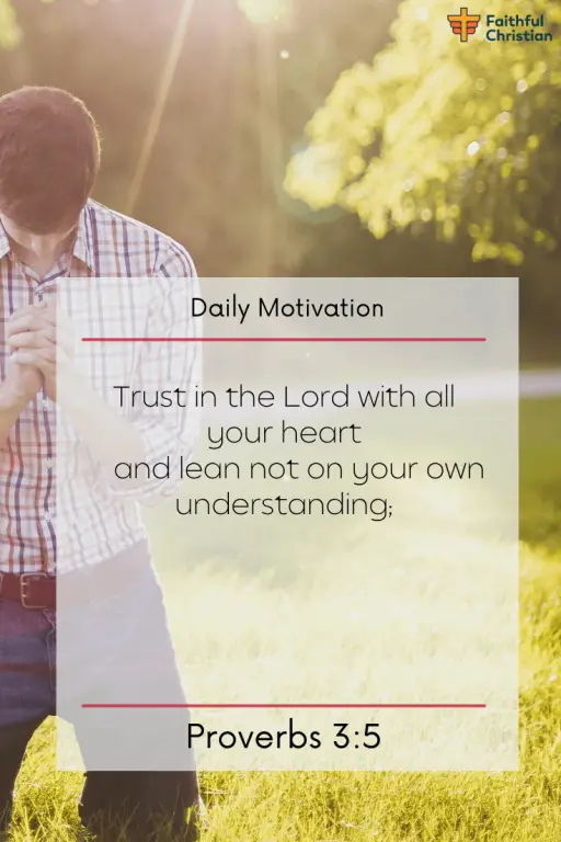 30+ Bible verses about Trusting God in difficult times