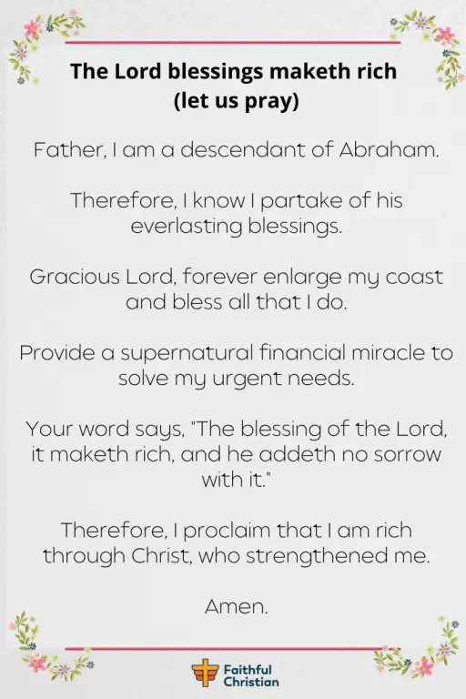 7 Prayers for Financial Miracle and Immediate Breakthrough