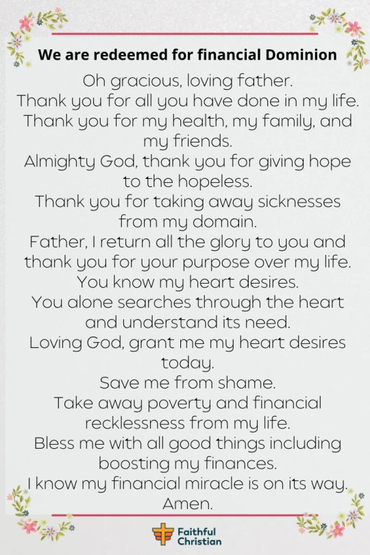 7 Prayers for Financial Miracle and Immediate Breakthrough