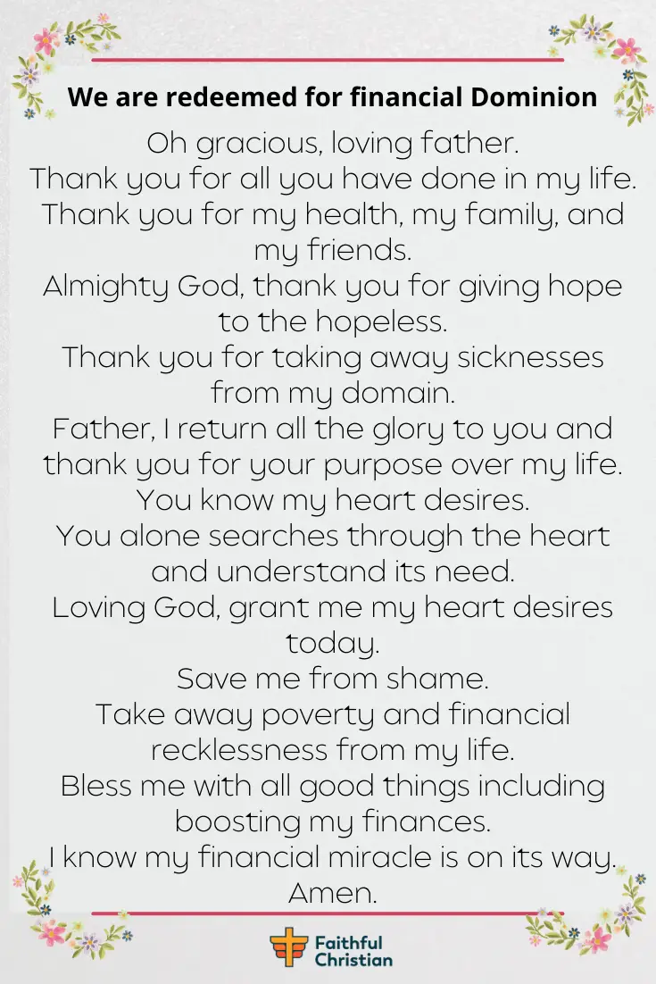 7 Prayers for Financial Miracle and Immediate Breakthrough