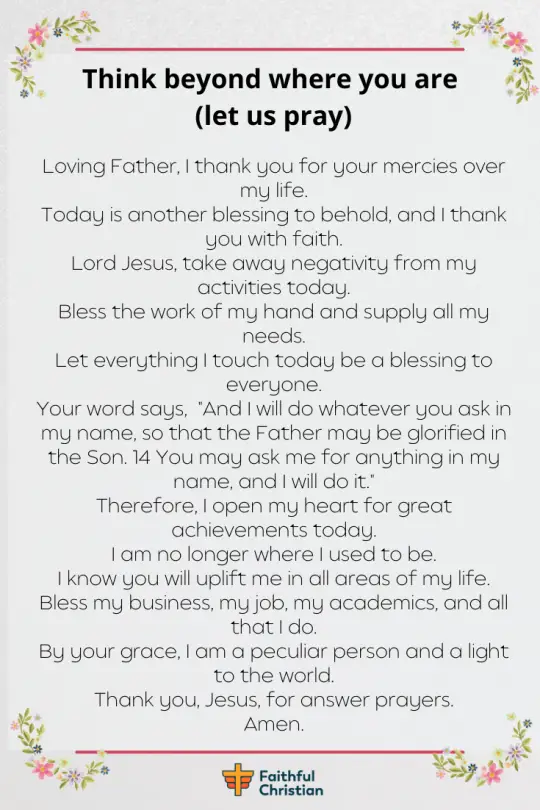 Tuesday Morning Prayer For the Day (With Bible verses)