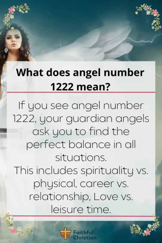Angel number 1222 Meaning in Love, Twin flame, Career