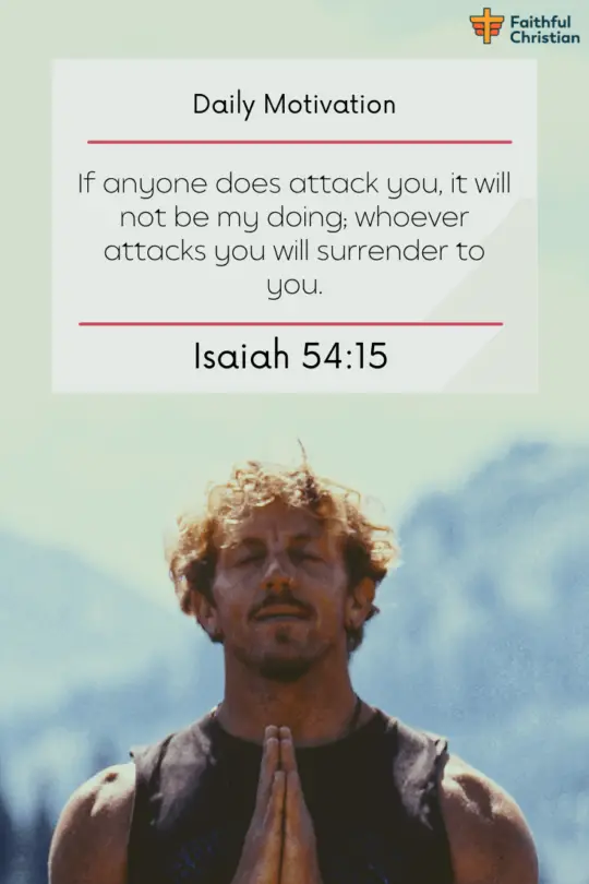 Bible verses about God fighting evil