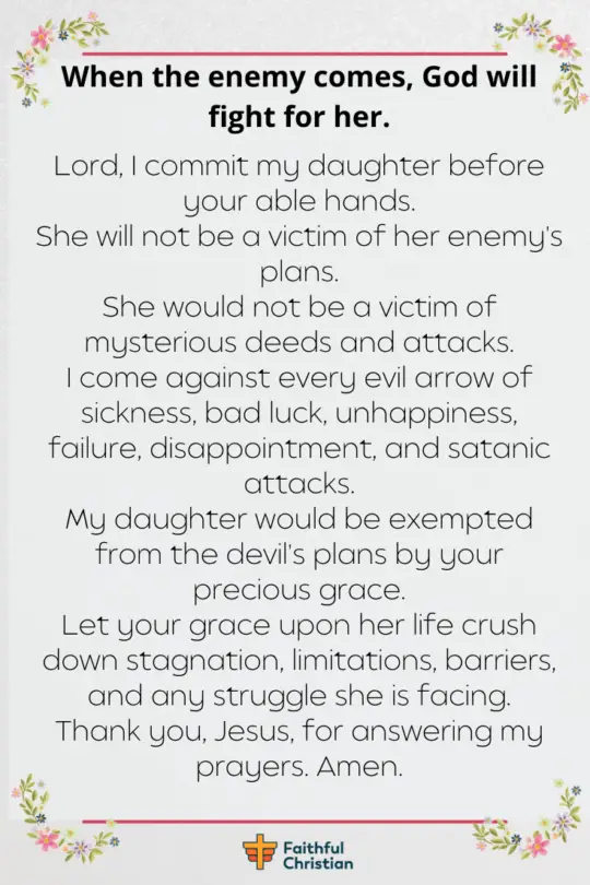 Powerful Prayer for Daughter's Birthday 