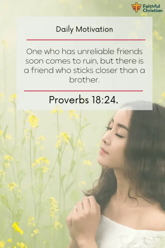 Bible verses about making new friends [NIV SCRIPTURES] (17)