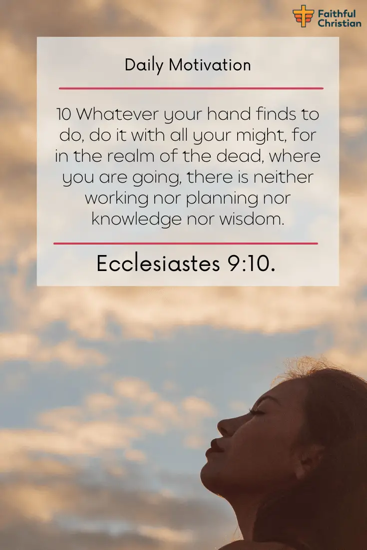 Bible verses about working hard and not giving up [NIV]