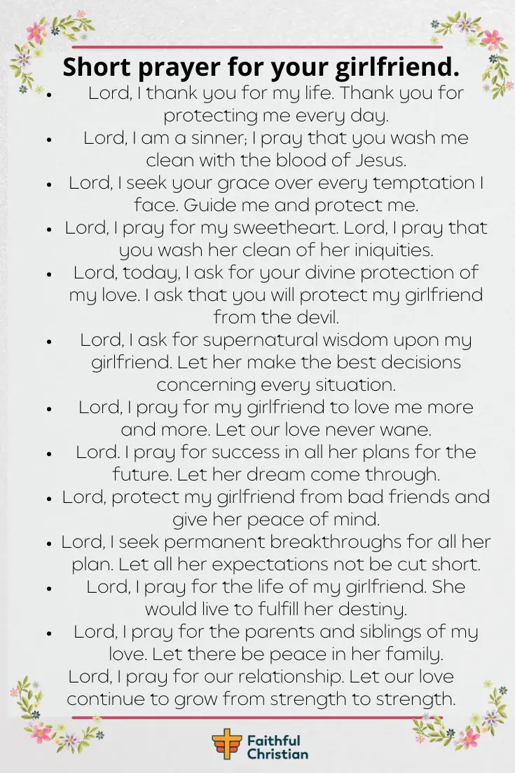 Prayer for your girlfriend [Wisdom, Protection, Success] (4)